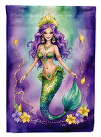 Mermaid Mardi Gras House Flag