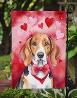American Foxhound My Valentine Garden Flag