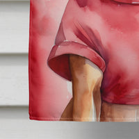 Boxer My Valentine House Flag