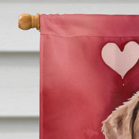 Chesapeake Bay Retriever My Valentine House Flag