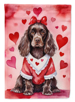 Cocker Spaniel My Valentine Garden Flag