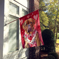 Dogue de Bordeaux My Valentine House Flag