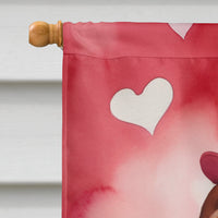 Irish Setter My Valentine House Flag