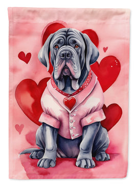 Neapolitan Mastiff My Valentine House Flag
