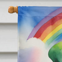 Clumber Spaniel St Patrick's Day House Flag