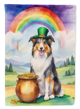 Collie St Patrick's Day House Flag