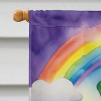 Coton de Tulear St Patrick's Day House Flag