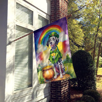 Dalmatian St Patrick's Day House Flag