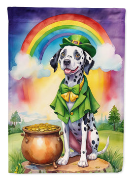 Dalmatian St Patrick's Day House Flag