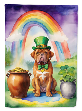 Dogue de Bordeaux St Patrick's Day House Flag