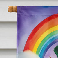 English Bull Terrier St Patrick's Day House Flag