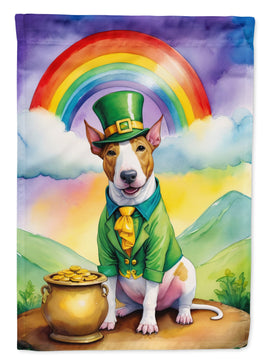 English Bull Terrier St Patrick's Day House Flag