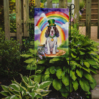 English Springer Spaniel St Patrick's Day Garden Flag