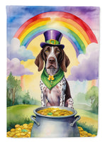 German Shorthaired Pointer St Patrick's Day House Flag