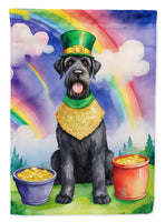 Giant Schnauzer St Patrick's Day House Flag