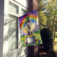 Irish Wolfhound St Patrick's Day House Flag