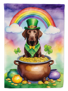 Labrador Retriever St Patrick's Day House Flag