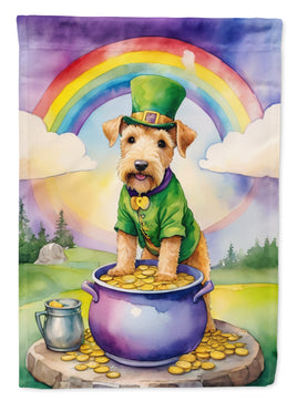 Lakeland Terrier St Patrick's Day House Flag