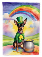 Miniature Pinscher St Patrick's Day House Flag