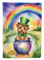 Norfolk Terrier St Patrick's Day House Flag