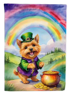 Norwich Terrier St Patrick's Day House Flag