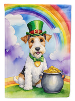 Fox Terrier St Patrick's Day House Flag