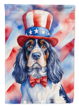 Cocker Spaniel Patriotic American Garden Flag