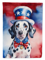 Dalmatian Patriotic American House Flag