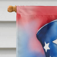 Havanese Patriotic American House Flag