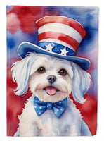 Maltese Patriotic American House Flag