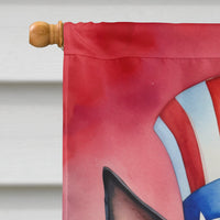Manchester Terrier Patriotic American House Flag