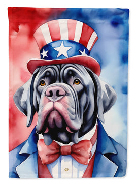 Neapolitan Mastiff Patriotic American House Flag
