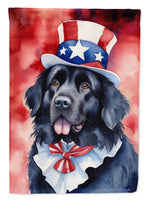 Newfoundland Patriotic American House Flag