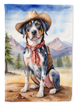 Catahoula Cowboy Welcome House Flag