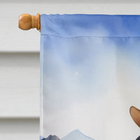 Mastiff Cowboy Welcome House Flag