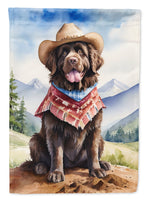 Newfoundland Cowboy Welcome House Flag