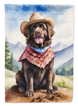 Newfoundland Cowboy Welcome House Flag