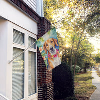 American Foxhound Luau House Flag