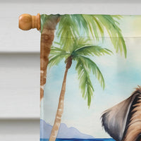 Brussels Griffon Luau House Flag