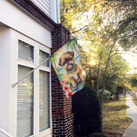Brussels Griffon Luau House Flag