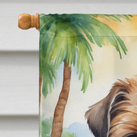 Brussels Griffon Luau House Flag