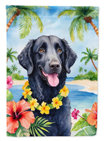 Curly-Coated Retriever Luau House Flag