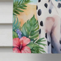 Dalmatian Luau House Flag