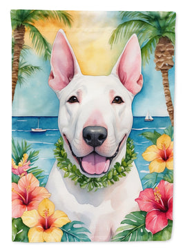 English Bull Terrier Luau House Flag