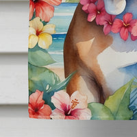 English Bulldog Luau House Flag
