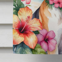 English Foxhound Luau House Flag