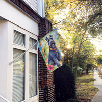 Kerry Blue Terrier Luau House Flag