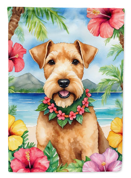 Lakeland Terrier Luau House Flag