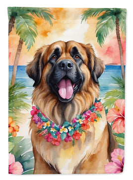 Leonberger Luau House Flag