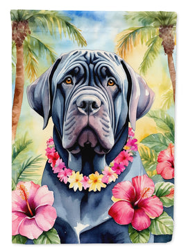 Neapolitan Mastiff Luau House Flag